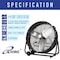 Iliving High Velocity Industrial Drum Fan, 24 in Blade Dia, 120V, 7,700 cfm ILG8MF24-77 - alternate 5
